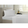 thumbnail image 4 of Bibb Home Antimicrobial 4 Piece Solid Sheet Set - 6 Colors - Aqua - King, 4 of 5