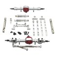 thumbnail image 2 of Almencla RC Car Part Retrofitting Accessories Front and Rear Assembly Kits Durable Modified for MN82 LC79 MN78 1/12 Scale RC Hobby Car Argent, 2 of 6