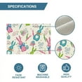 thumbnail image 6 of Mgcok Beautiful Happy Easter Placemats Spring Easter Place Mats Vintage Dining Table Decorations Bunny Chick Easter Holiday Table Mats For Kitchen Dining Decoration, 6 of 6