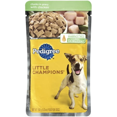 Pedigree Little Champions Chunks In Gravy With Chicken Wet Food, 5.3 Oz