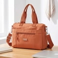 thumbnail image 3 of BadPiggies Crossbody Bag for Women Men, Nylon Waterproof Shoulder Purse Messenger Bag Lightweight Pocketbooks - Orange, 3 of 9