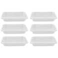 thumbnail image 3 of Fiambrera desechable para microondas, contenedor de comida Rectangular transparente desechable con tapa, 500ML, 10 Uds., 3 of 5