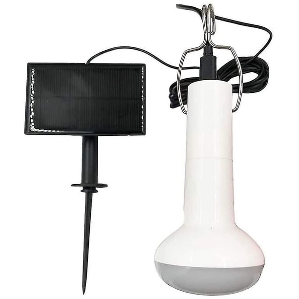 Bombilla LED de energía solar Con panel solar Recargable para acampar YONGSHENG color Negro