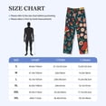thumbnail image 4 of Fotbe Berries and Flowers Pantalones de Pijama para Hombre, Pantalones de Dormir, Pantalones de Casa con Cintura Ajustable y Bolsillos-Large, 4 of 6
