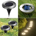 thumbnail image 2 of Eyfqtcs 8 Led De Luz Solar Enterrada Debajo De La Lámpara De Tierra Lámpara De Jardín De Camino Al Aire Libre, 2 of 6