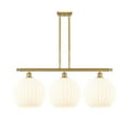 thumbnail image 2 of Innovations Lighting - White Venetian - 3 Light Stem Hung Island In Modern, 2 of 7