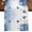 Blue White, variant on Flower Butterfly Blue 70 Inch Table Runner, Spring Botanical Watercolor Floral Leaf Farmhouse Dresser Scarf Cotton & Linen Tablerunner for Dining/Kitchen Island/Holiday Party Décor 13" x 70"
