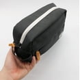 thumbnail image 3 of Toiletry Bag Dopp Kit for Men & Women Water Resistant Canvas Shaving Bag, Large Capacity Cosmetic Travel Organizer Unisex Bag - Black Inside, 3 of 6