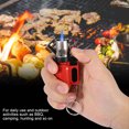 thumbnail image 2 of Portable BBQ Lighter Grilling Barbecue Butane Flame Lighter Key Chain No Gas (Red), 2 of 12