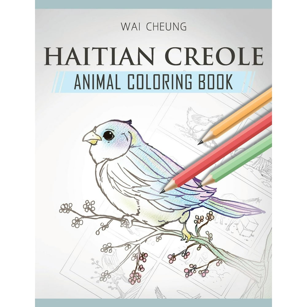 Haitian Creole Animal Coloring Book
