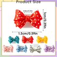 thumbnail image 2 of Bow Straw Covers Cap Toppers Compatible with Tumbler Cups,0.31 inch Silicone Straw Topper,Reusable Cute Silicone StrawTips Lids Protectors for DrinkingStraw,Straw Accessories (Red), 2 of 8