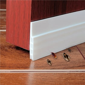 Door Seals Ohuhu Energy Efficient Weather Stripping Under Door Noise Stopper Soundproofing Door Bottom Seal Strip 2 W X 40 L White