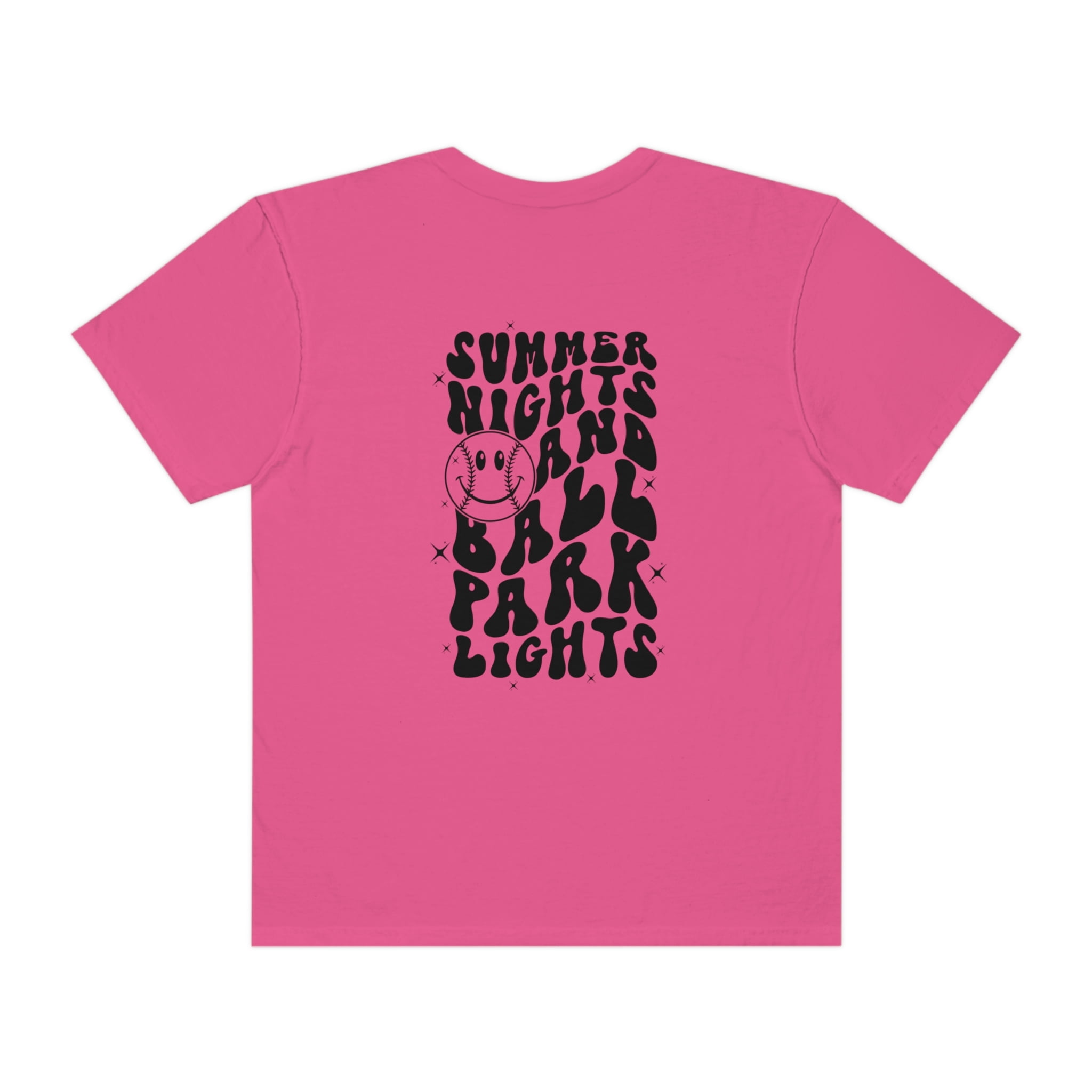 Summer Nights and Ball Park Lights, Baseball Mom Tee, Baseball Shirt, Mom