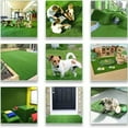thumbnail image 2 of Artificial Grass (15 Square Feet), Realistic Fake Grass Deluxe Turf Synthetic Thick Lawn Pet Turf, 1 3/8” Height, Outdoor Decor, Customized, 2 of 6