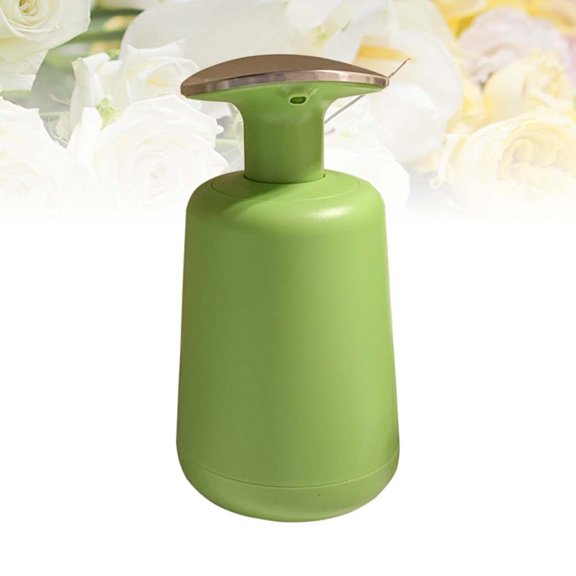 ETEREAUTY 1Pc Press Soap Dispenser Bottle Green for Bathroom Kitchen Restaurant Use