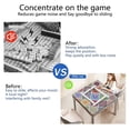 thumbnail image 5 of Floral Mahjong Mat for Table, 31.5*31.5in Anti Slip American Mahjong Table Cloth, Noise Reduction, Neoprene Mah jongg Mat with Carrying Bag & 3 Dices, Mahjong Set Gift for Board Tile Games Mats, 5 of 7