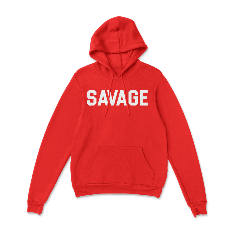 grundigt samvittighed analysere ShirtBANC Hip Hop Top Dog Savage Hoodie Bold Hustler Street Style Design  Sweater - Walmart.com