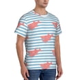 thumbnail image 5 of Rocae Party Shark Cute for Men's Moisture-Wicking Crew Tee - T-Shirt for Sports, Outdoor Activities, and Casual WearSmall, 5 of 9
