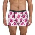 thumbnail image 1 of Balery Groovy Pink Disco Balls Calzoncillos bóxer para hombre, ropa interior de algodón suave y transpirable con cinturilla de nailon-Large, 1 of 5