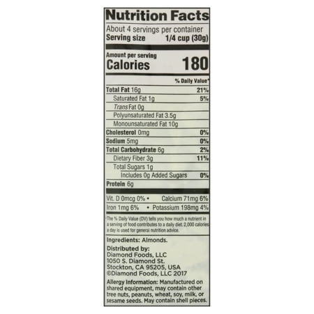 Diamondslivered Almond 4oz