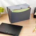thumbnail image 2 of Folding folder, A4 size, 2-pack, grey, black/grey, 2 of 5