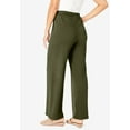 thumbnail image 2 of Jessica London Women's Plus Size Soft Ease Wide Leg Pant, 2 of 6