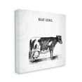 thumbnail image 3 of Stupell Industries Hay Girl Funny Phrase Farmhouse Dairy Cow Pun, 17 x 17,Design by Daphne Polselli, 3 of 5
