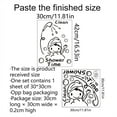 thumbnail image 2 of Bearachild Adhesivo de pared para ducha, papel tapiz con letras, ligero, cómodo, suave, plano, moderno, accesorio para el hogar, Mural Decoración del hogar, 2 of 6