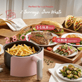 thumbnail image 5 of MIRASTON 2.8 Quart Mini Air Fryer, Compact Nonstick Personal Air Fryer with Dishwasher Safe Basket, Pink, 5 of 8