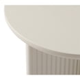thumbnail image 4 of Unique Furniture Palma Engineered Wood Round End Table in Greige, 4 of 5