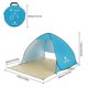 thumbnail image 2 of 70.9x59x43.3 Inch Automatic Instant Pop-up Beach Tent Anti UV Sun Shelter Cabana for Camping Fishing Hiking Picnic, 2 of 5
