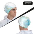 thumbnail image 6 of Fuzoiu Gold Lines Marble Watercolor Print Winter Beanie Hat for Men & Women,Warm Knit Cap,Women Windproof Watch Hat,Knit Warm Unisex Beanie, 6 of 7