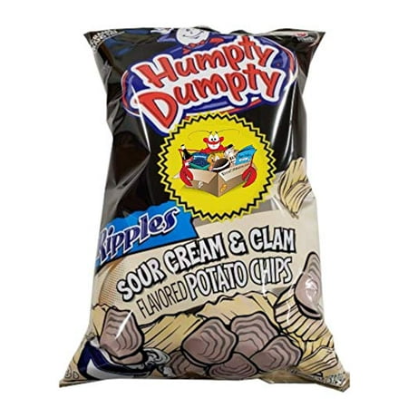 Humpty Dumpty Potato Chips, 11 Ounce, 4 Count, New Larger Family Size Bags (Sour Cream &