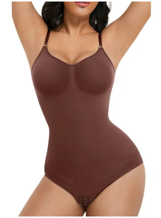 OLLOUM Athartle Body Suit Shapewear, Reteowlepena Bodysuit Shape Wear,  Shapewear Bodysuit, Shapewear for Women Tummy Control (Color :  Brown-Triangle