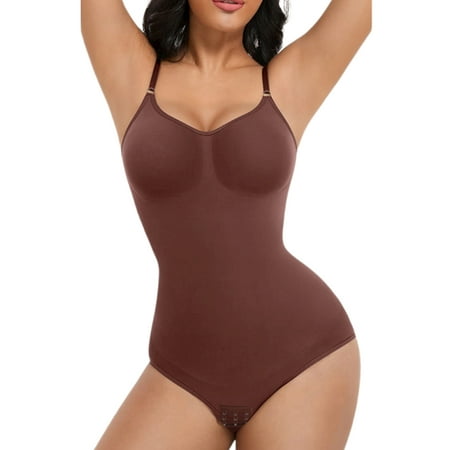 

LilyLLL Womens Waist Trainer Shapewear Crotchless Thong Bodysuits Tummy Control Butt Lifter Body Shaper