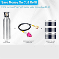 thumbnail image 4 of Machine Adapter with Quick Connect Hose for CO2 Storage Tanks, Compatible with for Soda Terra/Art//Duo,1set * terra sodastream, 4 of 7