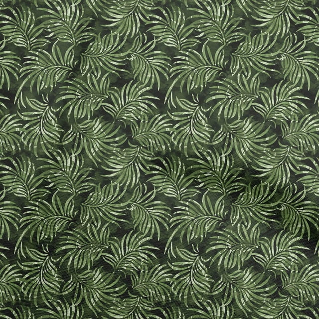 oneOone Polyester Spandex Green Fabric Leaves Craft Projects Decor Fabric Printed By The Yard 56 Inch Wide