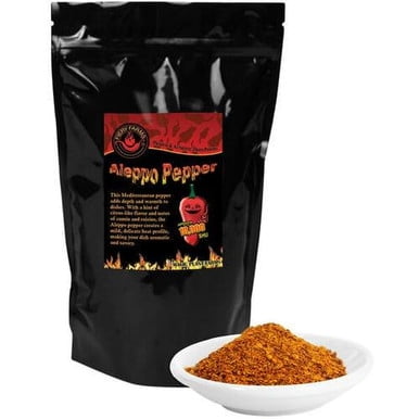 Fiery Farms Red Aleppo Pepper Flakes 1KG/2.2 lbs Ideal for Meats, Dips, Vegetables