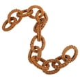 thumbnail image 3 of KAKOWELY link chain decor Rustic Chain Link Decoration Rattan Woven Chain Link Coffee Table Decoration16.93"X1.38"X0.16", 3 of 5