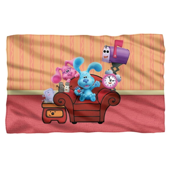 Blues Clues Blanket, 36"x58" Blue's Clues Character Group Fleece Blanket