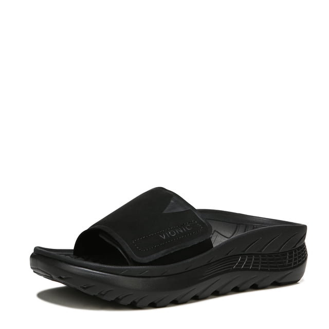 Sandalia Unisex Vionic Rejuvenate Negra con Correa Ajustable Talla 6 M