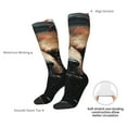 thumbnail image 4 of Naloa Urban Bear With Headphones Knee Socks, High Socks Long Stretchy Sock Women Knee High Stocking, Long Socks for Women, 4 of 6