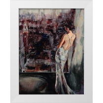 Lehman, Laurel 15x18 White Modern Wood Framed Museum Art Print Titled - Wistful Gaze