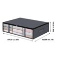 thumbnail image 2 of Hauiodp Foldable Clothes Storage Bags with Handles, Under Bed Storage Containers, Closet Organizers and Storage Bins for Blankets, Towels, Comforter, Sweaters, Pillows, Linen Sheets, 2 of 2