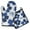 Blue Pioneer Flower-3, variant on Blue Pioneer Flower Kitchen Oven Mitt and Pot Holder Sets 2 Pcs for Baking, Cooking and Grilling, Heat Resistant Up To 392 °F