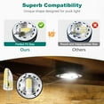 thumbnail image 5 of G8 LED Bulb Dimmable, Equivalent to G8 Halogen Bulb 20W, Daylight White 5000K, 2W, 120V, T4 JCD Type Bi-Pin Base Light Replacements for Under Cabinet, Puck Light, 10-Pack, 5 of 9