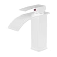 thumbnail image 1 of fastboy Durable And Waterproof Basin Waterfall Easy To Install Easy To Clean Hot Cold Adjustable white short, 1 of 6