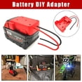 thumbnail image 4 of DIY Heavy Duty High Current 12g For Milwaukee M18 20v Li-ion Battery Adapter to Dock Power 12 Gauge Copper Red, 4 of 4