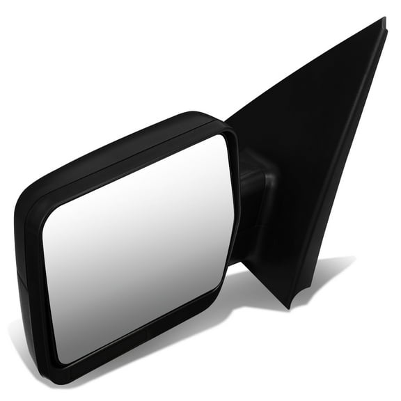 DNA Motoring TWM-018-T222-BK-L For 2004 to 2014 Ford F150 Black Textured Telescoping Manual Folding Side Towing Mirror (Left / Driver)