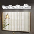 thumbnail image 2 of Modern Stainless Steel LED Bathroom Mirror Light - Cold White 6000K, 4-Bulb Vanity Lighting, Durable & Stylish Design, 2 of 8